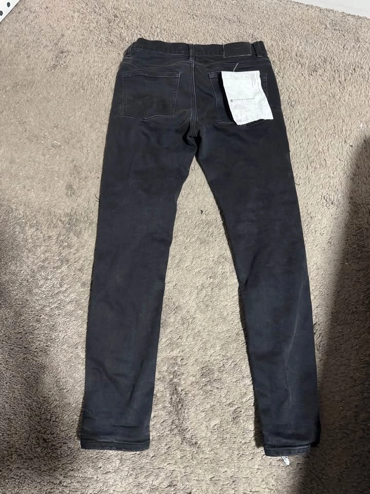 Purple Brand P001 Black Distressed Jeans - photo 2