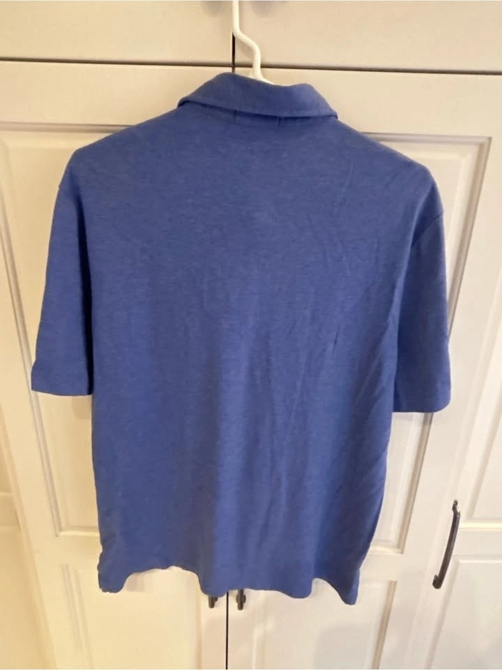 Polo Ralph Lauren Men’s Medium Classic Fit Blue Polo Shirt - photo 4