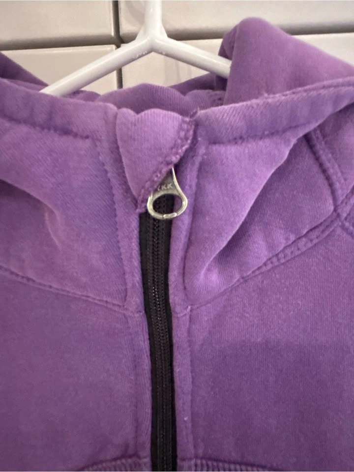 Vintage Lululemon Scuba Full Zip Hoodie Purple Thumbholes - photo 2
