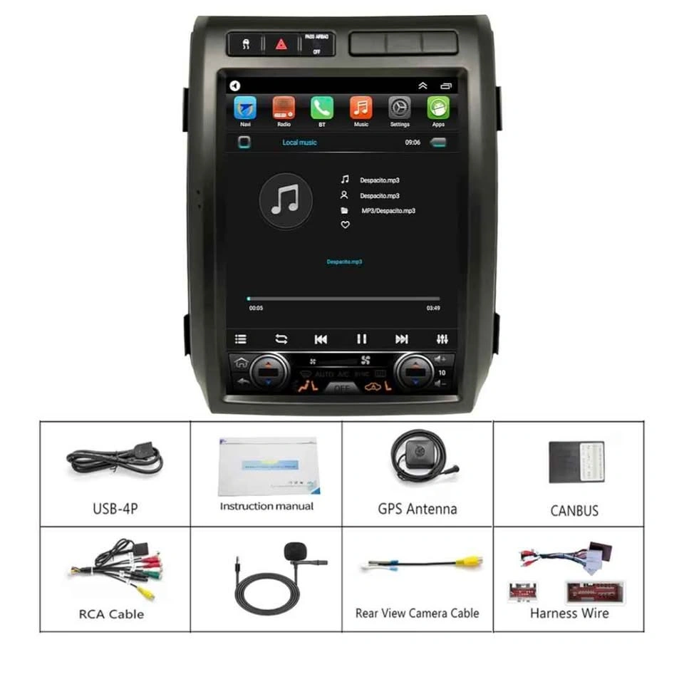 Ford F150 2009-2012 Radio Upgrade 12.1-inch Touch Screen - photo 4