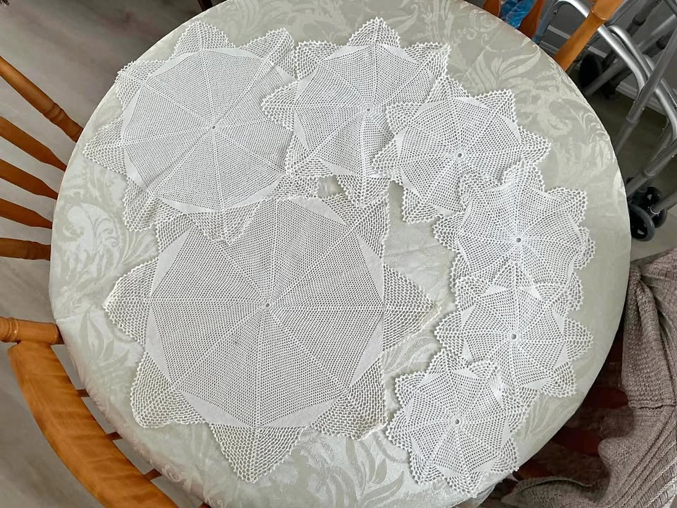 Handmade Crocheted Doilies Lot