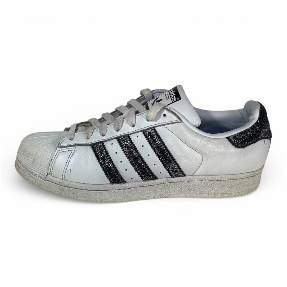 Adidas Superstar Women's White Sneakers - Sz. 9 - photo 5
