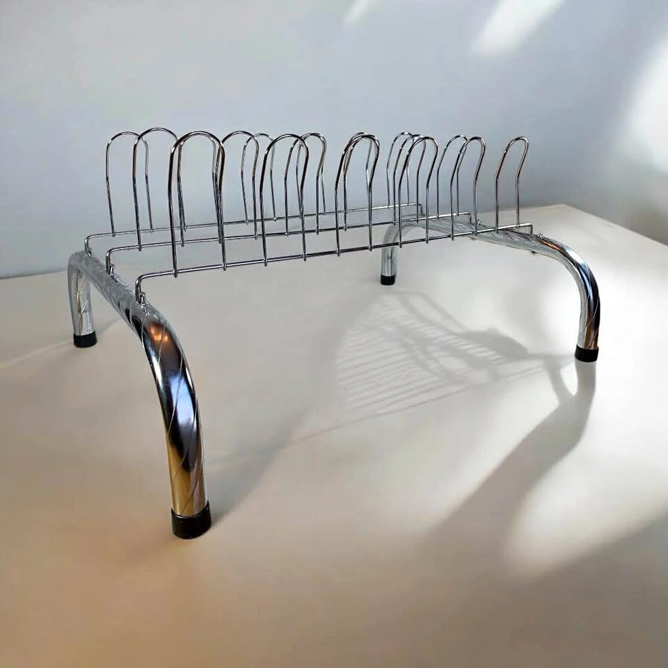 Etched Metal Shoe Rack - Boot/Mitten Drying Rack
