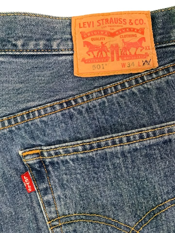 Levi's Button Fly 501 Jeans W34 L30