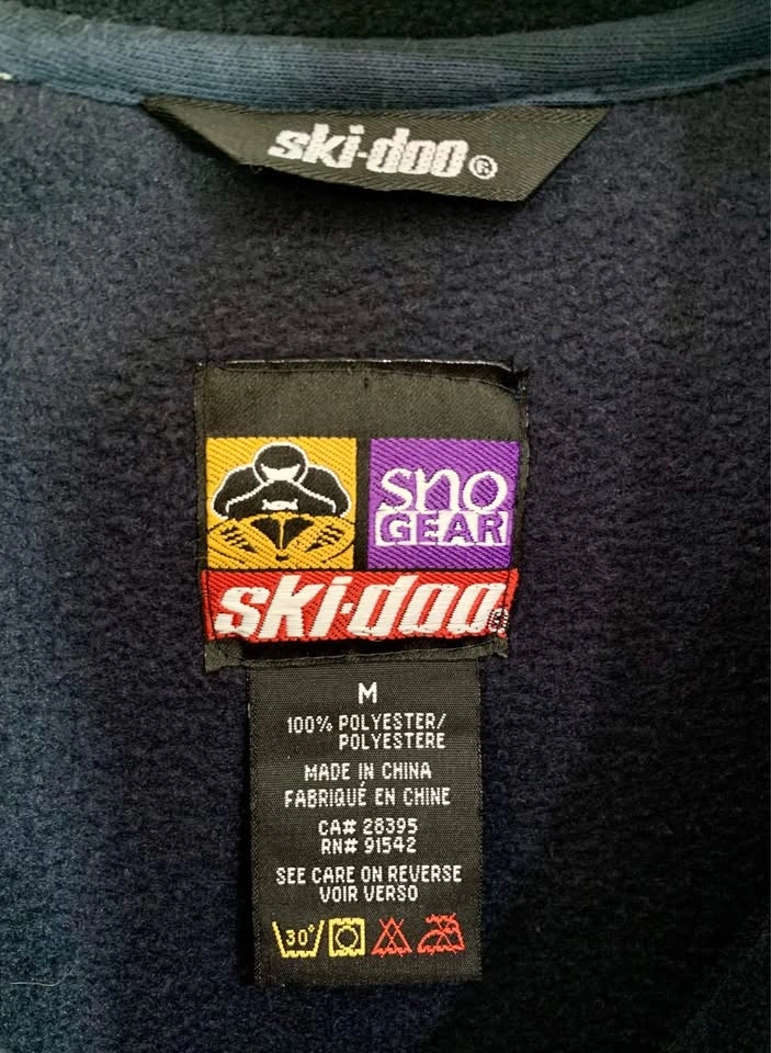Vintage Ski-Doo Men’s Fleece Jacket Size M - photo 2
