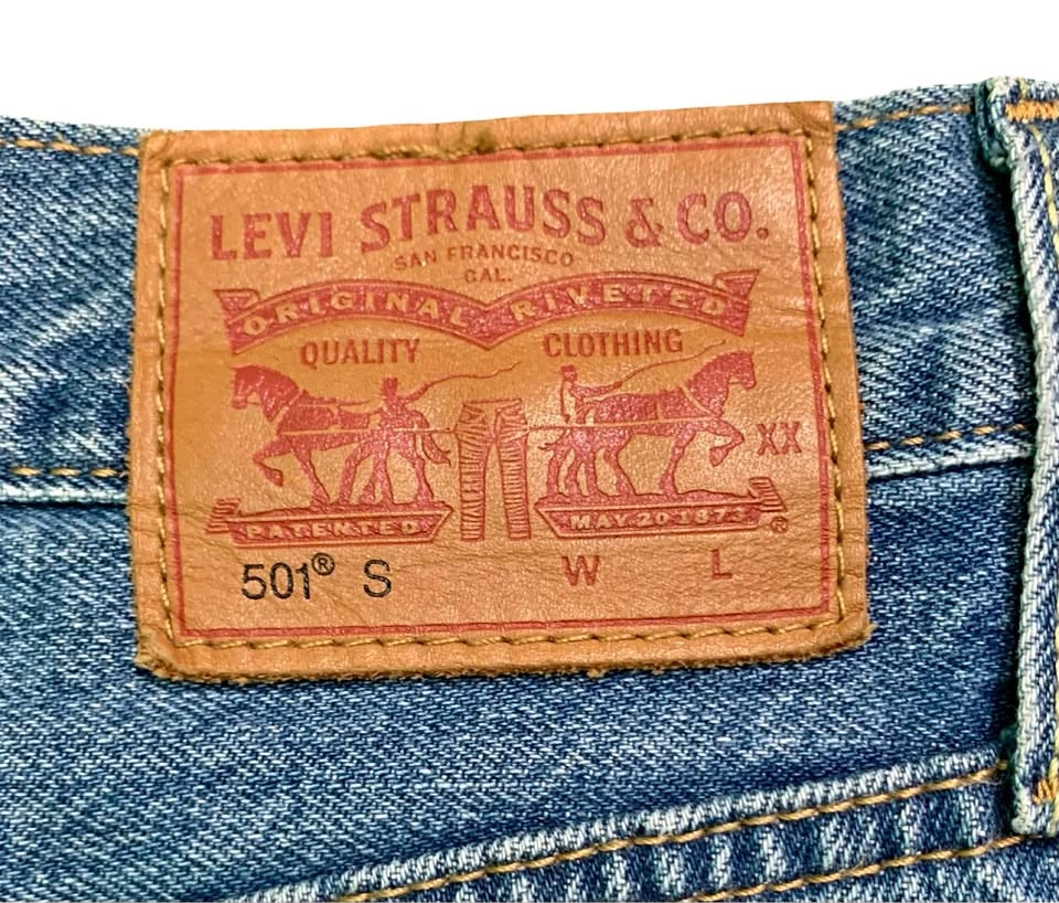 Levi Strauss 501 Button Fly Jeans W28 L30