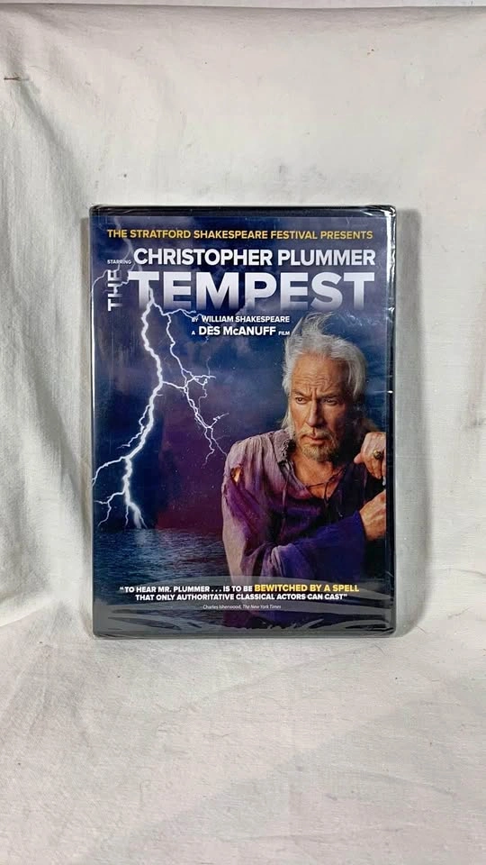 The Tempest starring Christopher Plummer - DVD *sealed*
