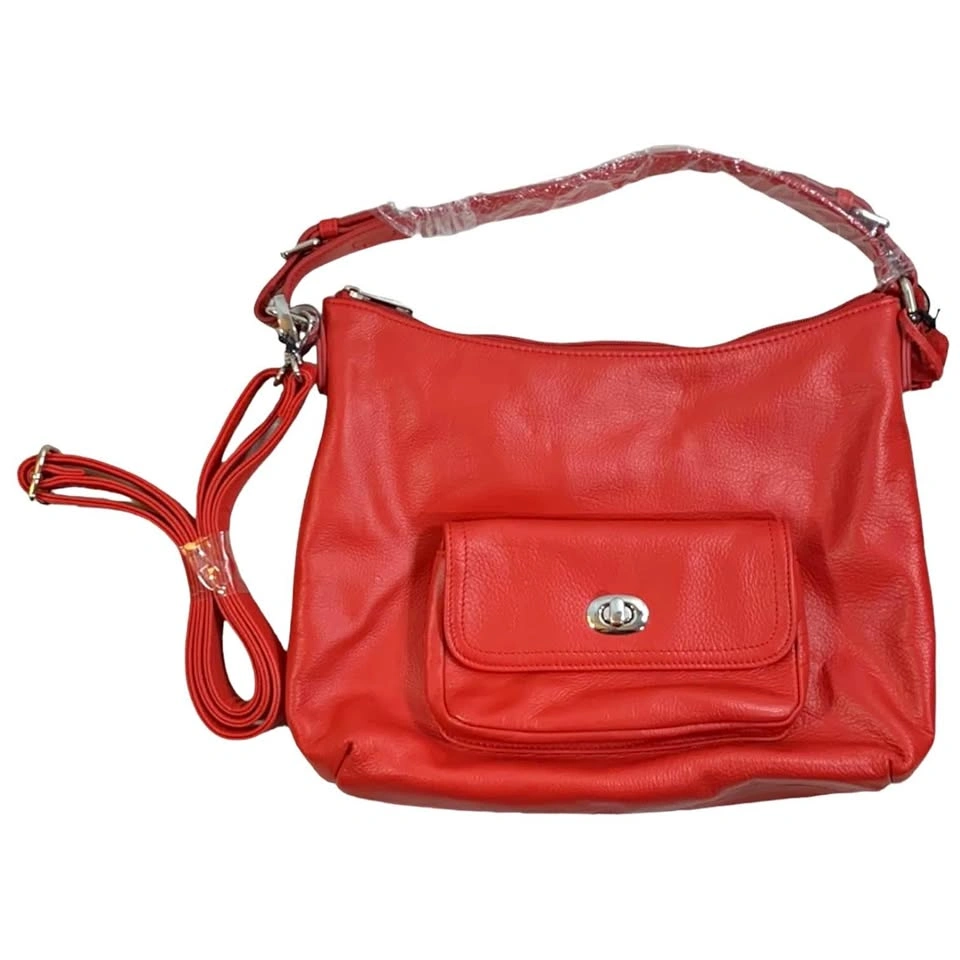 Cuir Veritable Pebbled Leather Crossbody Bag - Giftable