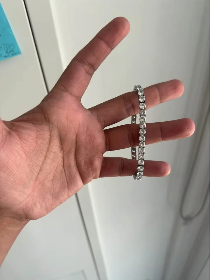 Coated in Pure 18 K Gold Tennis chains, Cuban links image indicator(7)