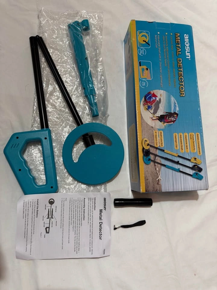allsun Beach Metal Handheld Detector Rainproof Sand Beginner - photo 3