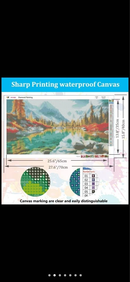 Large Diamond Painting Kit - Universe Waterfall 27.5x15.7in - photo 5