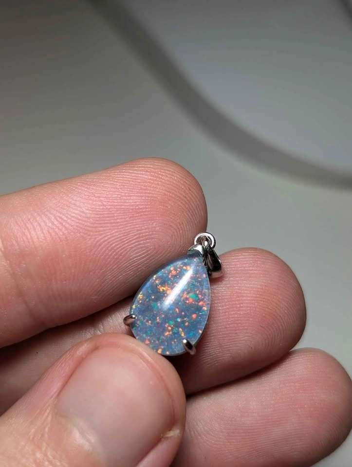 Australian opal triplet pendant - photo 2