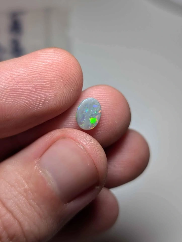Green Yellow Australian Opal - photo 4