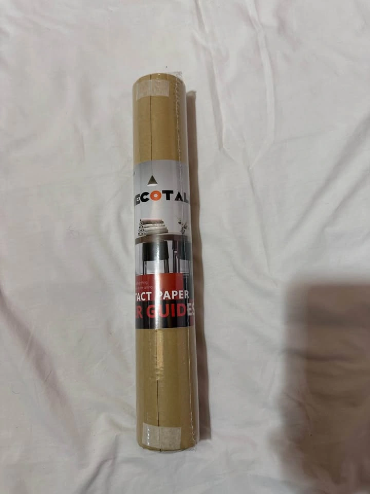 Wallpaper Felt Fabric Peel and Stick Brown 40cm X 5M - photo 2