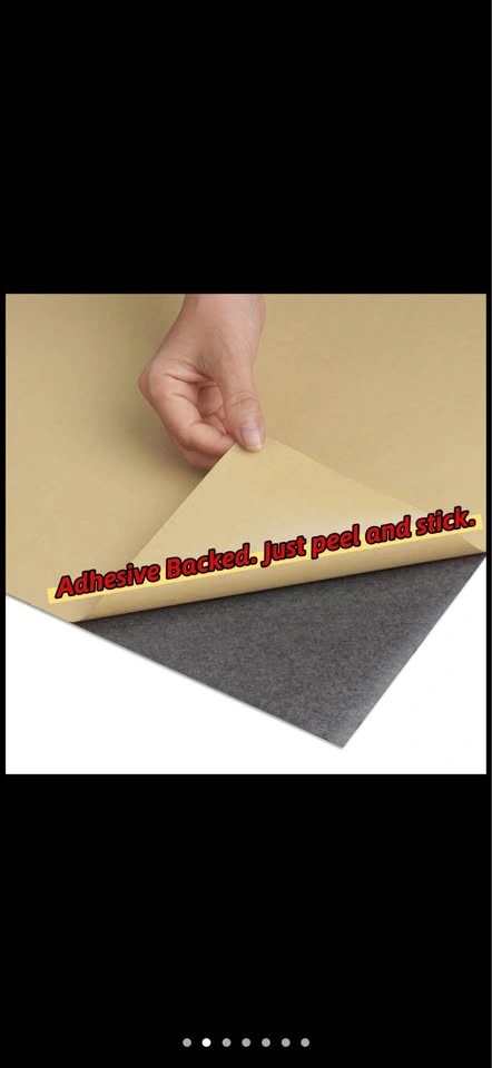 Wallpaper Felt Fabric Peel and Stick Brown 40cm X 5M - photo 5