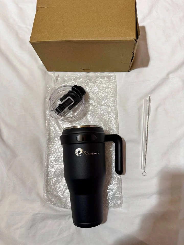 40 oz Tumbler with Handle - Leakproof & Insulated