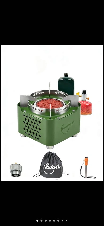 Camping Stove, CSA Certified Windproof Propane Burner - photo 2