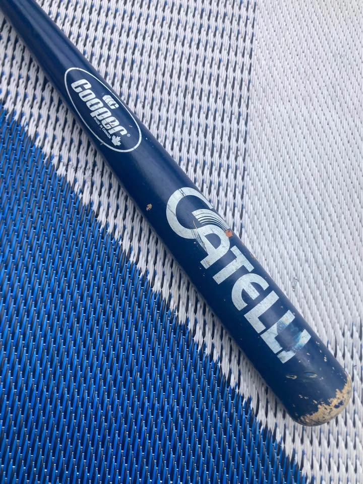 VINTAGE 1980s Toronto Blue Jays Cooper Catelli Baseball Bat - photo 2