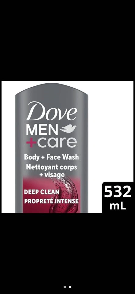 Dove Men+Care Exfoliating Deep Clean Body & Face Wash (4-Pack) - photo 3