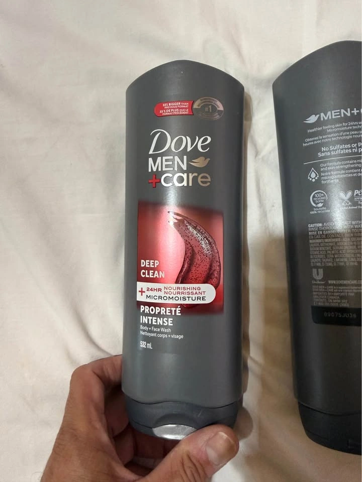 Dove Men+Care Exfoliating Deep Clean Body & Face Wash (4-Pack) - photo 5