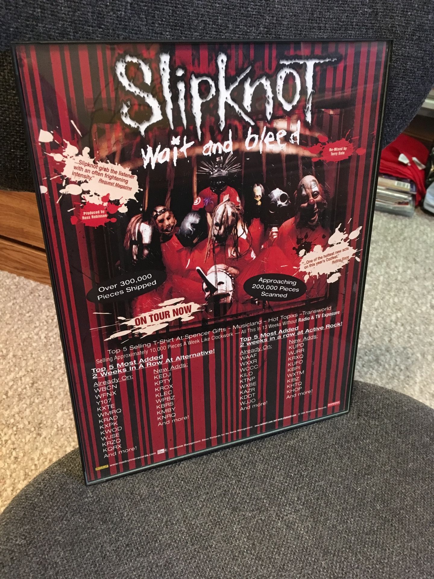 Slipknot - Wait And Bleed Trade Ad RARE Poster - photo 2
