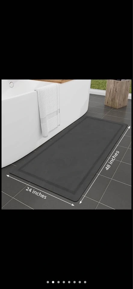 Magic Mat Bath Rugs - Ultra Thin, Non Slip, 24x48 inch - photo 5