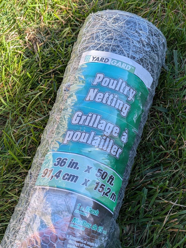 Chicken wire netting