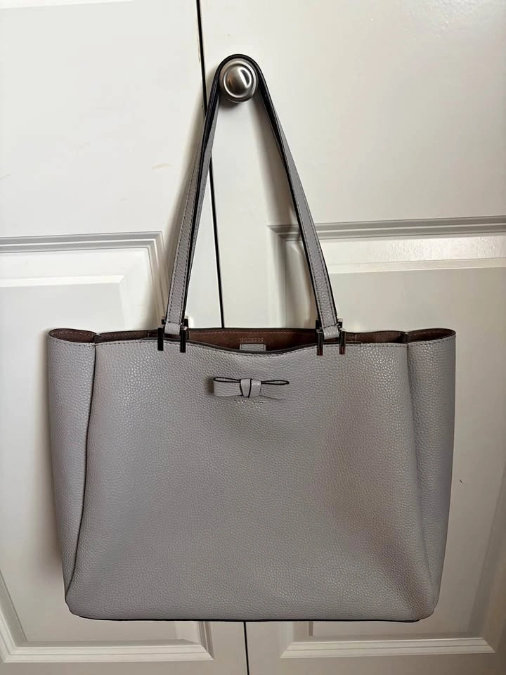 👜 Light Grey Kate Spade Tote Handbag