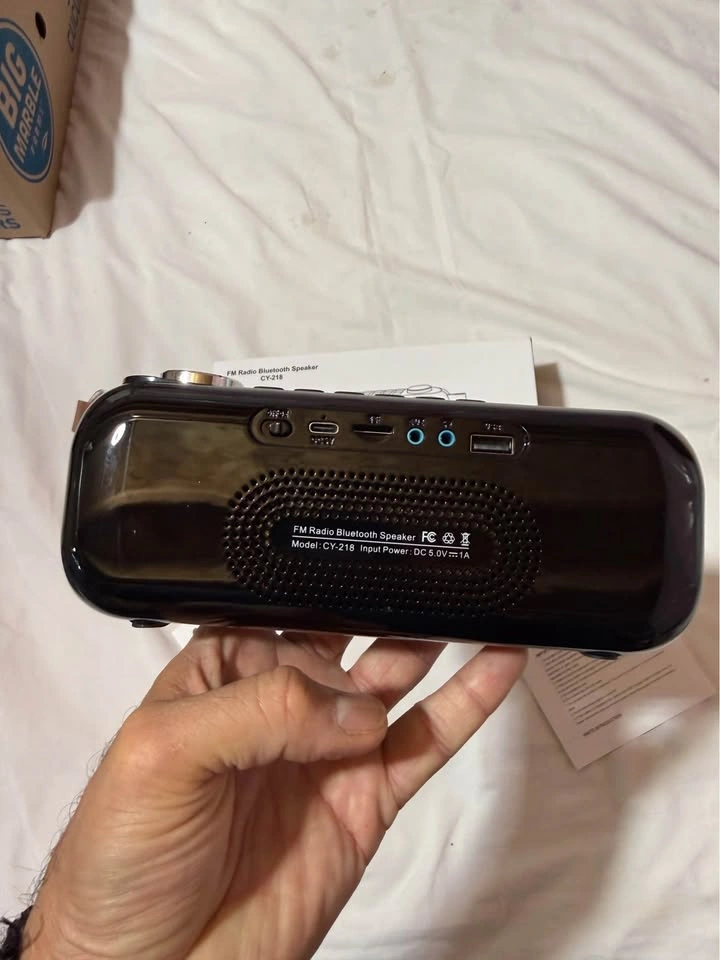 Portable Bluetooth Speaker with FM Radio and MP3 Player - photo 4