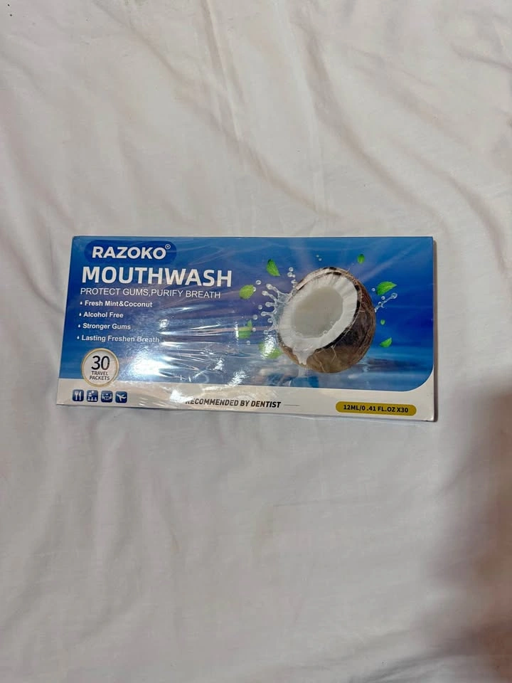RAZOKO Mouthwash Travel Size - 30 Packets