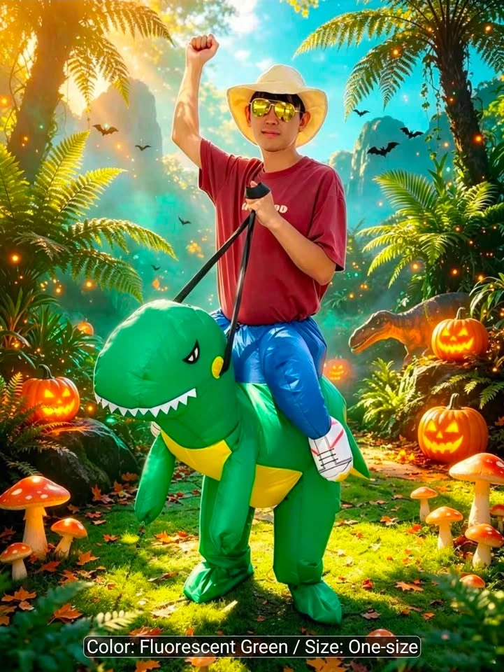 Party Halloween Inflatable Alien Costume for Adult - photo 5