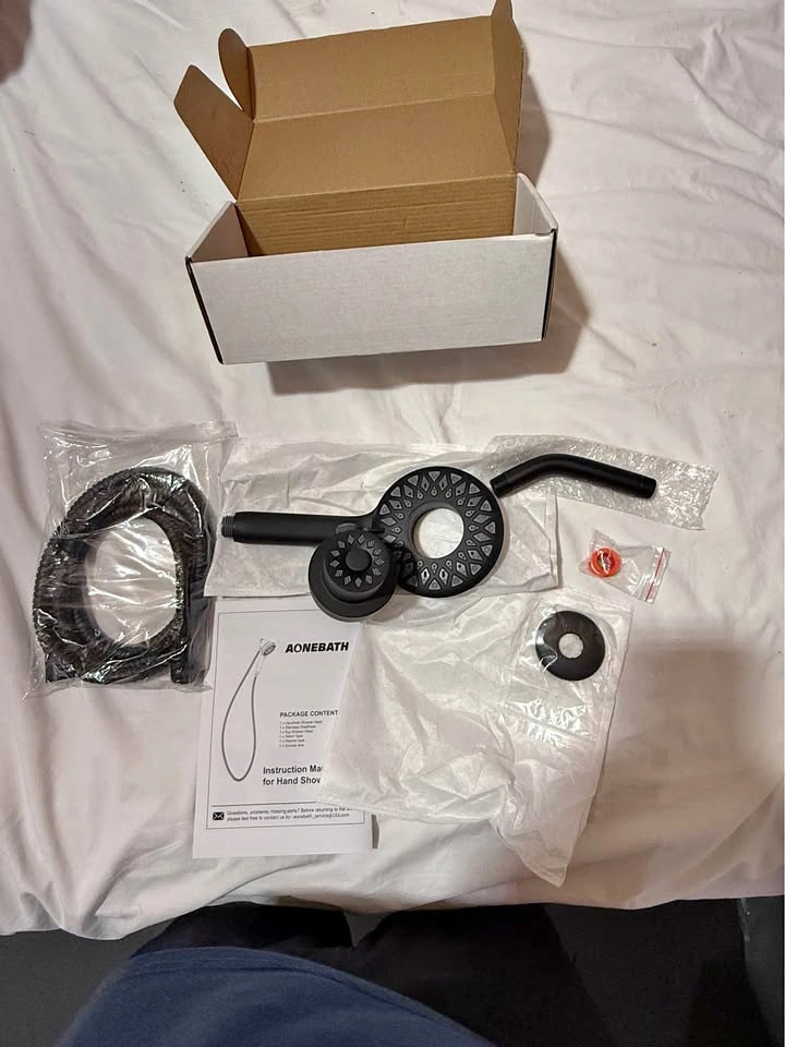 2-in-1 High Pressure Handheld & Rain Shower Head - New