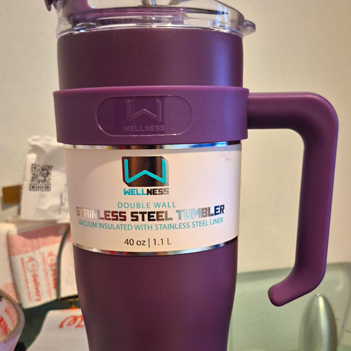 NEW 40oz Wellness Double Wall Vacuum Insulated Tumbler