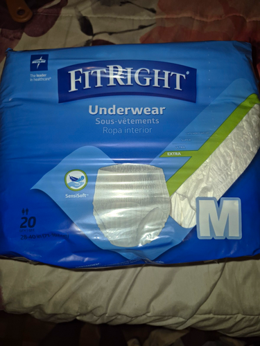 Medline FitRight Underwear Incontinence Pants M Extra Absorbency