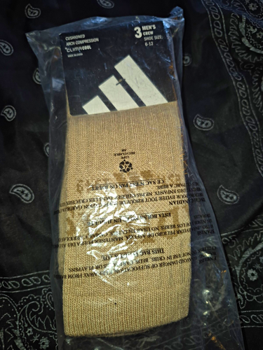 adidas Men’s ClimaCool Crew Socks Cushioned Arch Compression 3 P