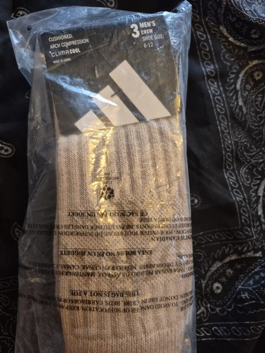 adidas Men’s ClimaCool Crew Socks Cushioned Arch Compression 3 P - photo 2
