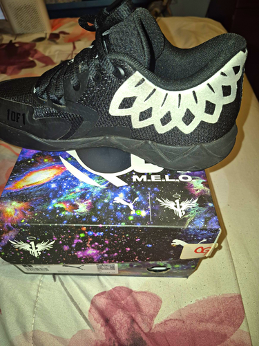 PUMA MB1 Lo JR LaMelo Ball Unisex Kids Basketball Shoes Black/Wh