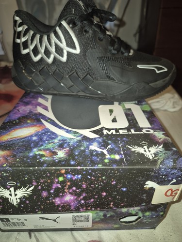 PUMA MB1 Lo JR LaMelo Ball Unisex Kids Basketball Shoes Black/Wh - photo 2