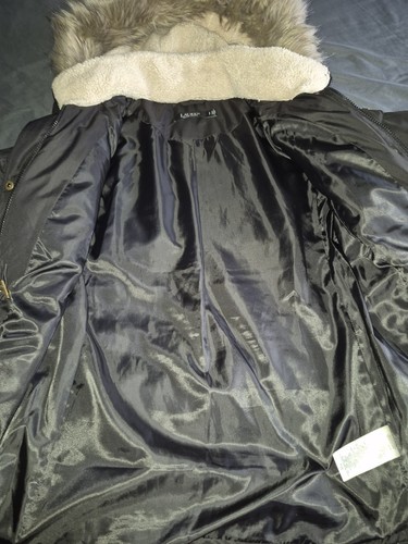 Ralph Lauren Women's Small Black Jacket with Faux Fur Collar - photo 4