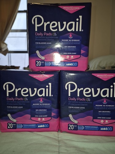 Prevail Women's Daily Pads Bladder Leak Protection 60-Pack