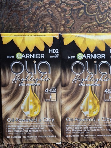 Garnier Olia Highlights H02 for Blonde Hair 2 Pack, Ammonia-Free