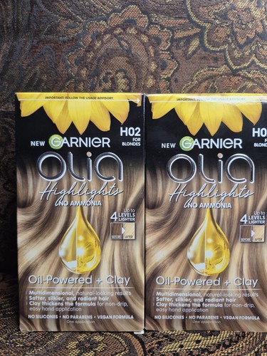 Garnier Olia Highlights H02 for Blonde Hair 2 Pack, Ammonia-Free - photo 2
