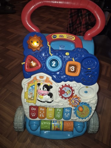 VTech Sit to Stand Learning Walker - Blue - photo 2