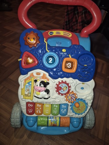 VTech Sit to Stand Learning Walker - Blue - photo 3