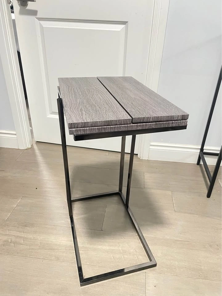Side table with foldable extensions - photo 2