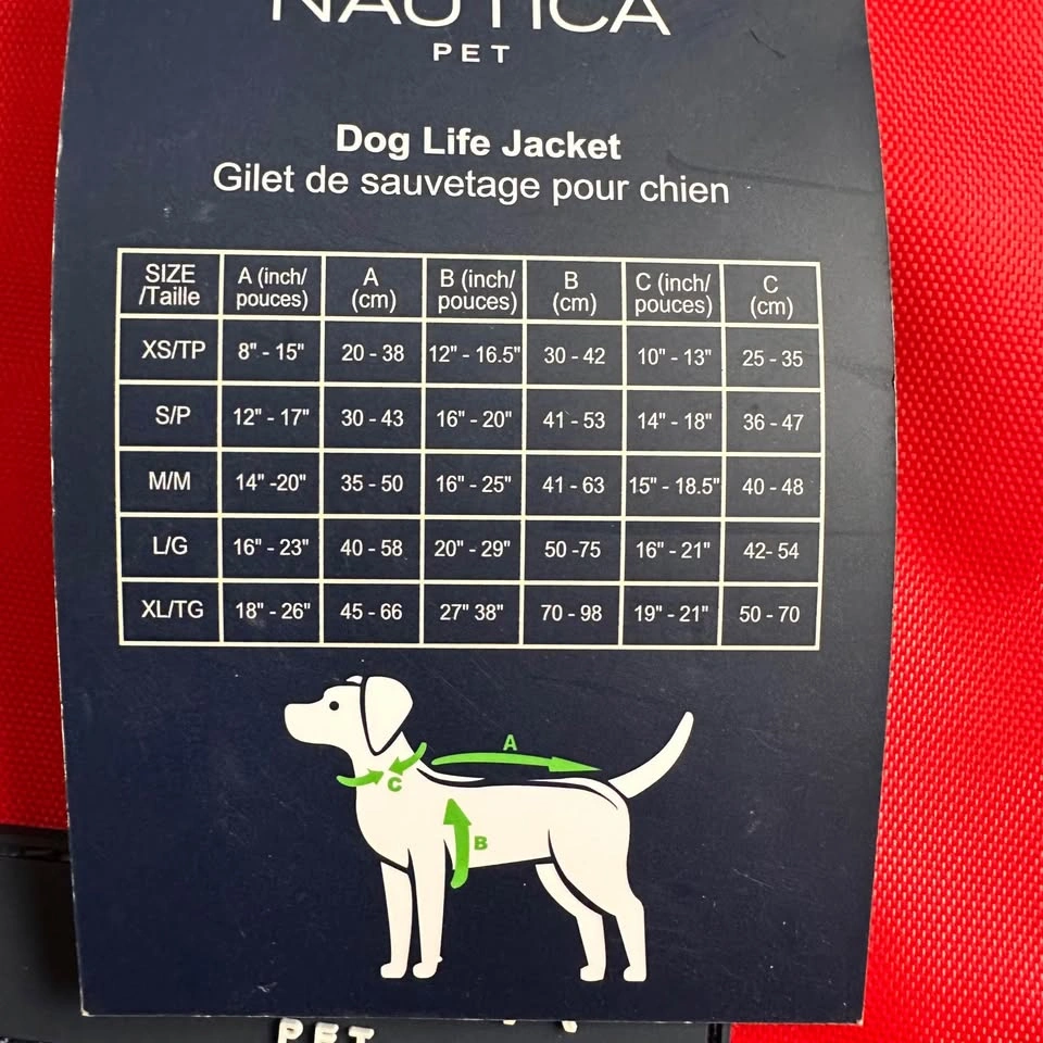 NWT Nautica Dog Life Jacket Size Small - photo 3