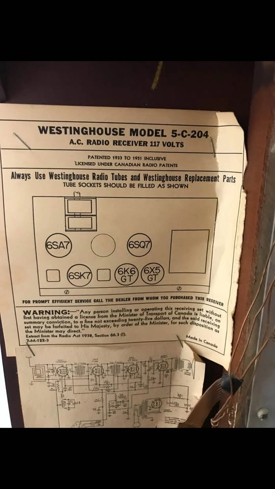 1950’s Vintage Westinghouse Stereo Radio - photo 5