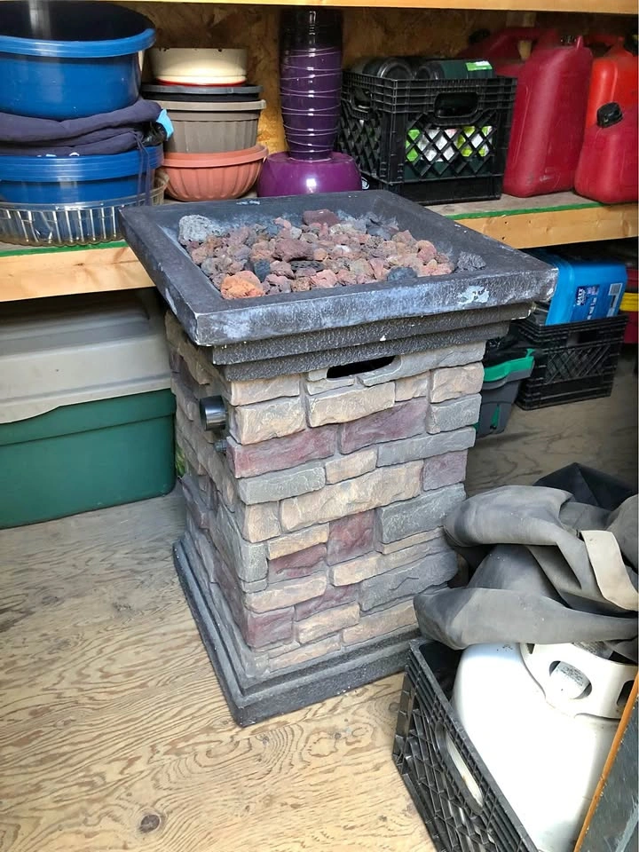 Backyard Propane Fire Column