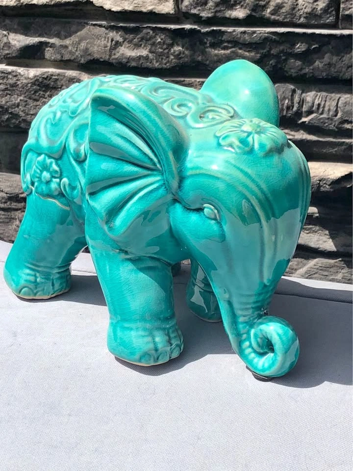 Vintage Ceramic Lucky Elephant