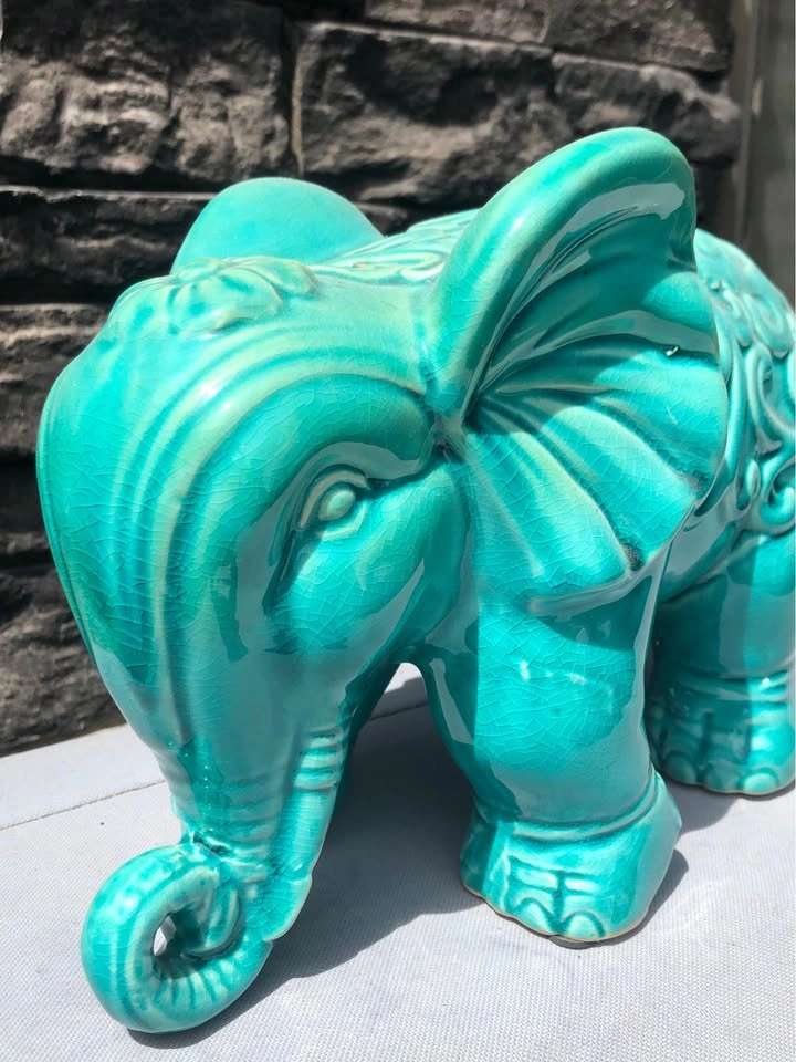 Vintage Ceramic Lucky Elephant - photo 2